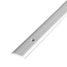 Порог стыкоперекрывающий ЛУКА ПС 01-1350-01п серебро (1,35 м) 25 мм