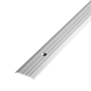 Порог стыкоперекрывающий ЛУКА ПС 01-1800-01л серебро (1,8 м) 25 мм