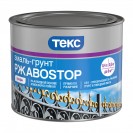Грунт-эмаль по ржавчине ТЕКС РжавоStop молотковый серебристый (0,5кг)