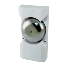 Звонок проводной, б/кнопки,230В (клеммная колодка),э/механич. 1 тон, стал. кругл. чашка, белый, IP30