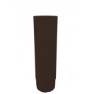 Труба водосточная металл D90мм коричневый (3м)